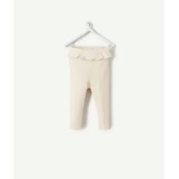 Legging rose ajouré en coton bio bébé –  – Soldes