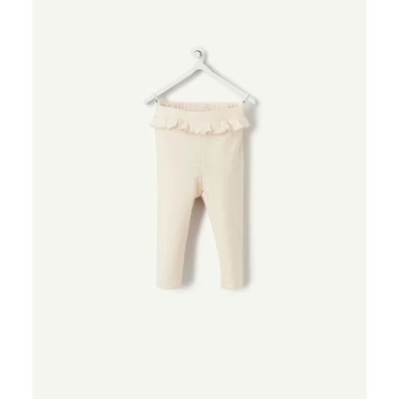 Legging rose ajouré en coton bio bébé –  – Soldes