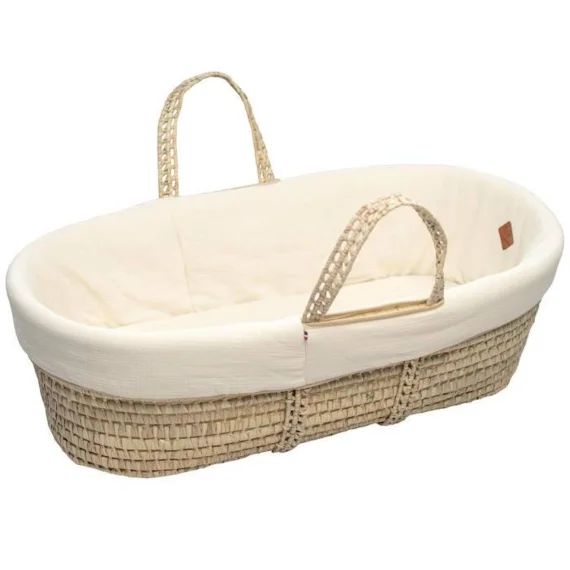 Couffin Bébé Avec Matelas Habillage Et Drap Housse Écru Taille Unique Beige