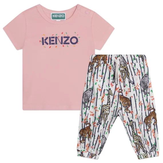 Ensemble T-shirt et pantalon Fille Rose