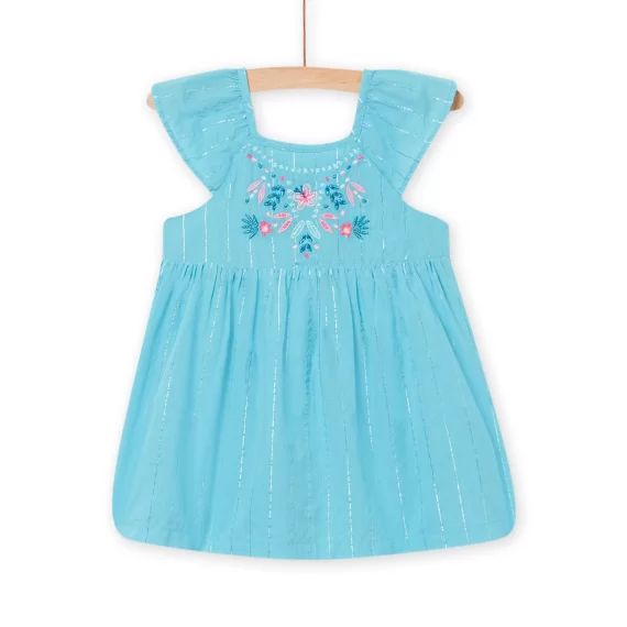 Robe Bleue Bébé Fille