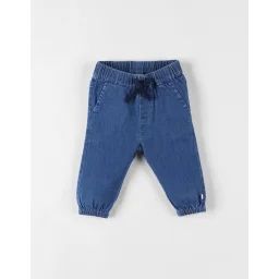 Pantalon Garçon Denim Bleu