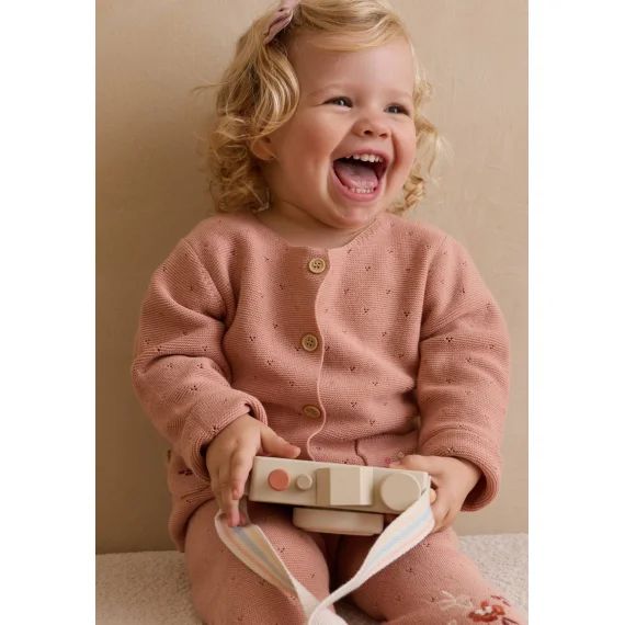Gilet En Tricot Manouk Rose