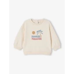 Sweat-shirt bébé garçon écru