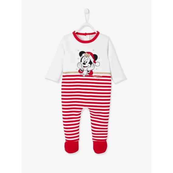 Pyjama noël bébé fille Disney® Minnie blanc / rouge
