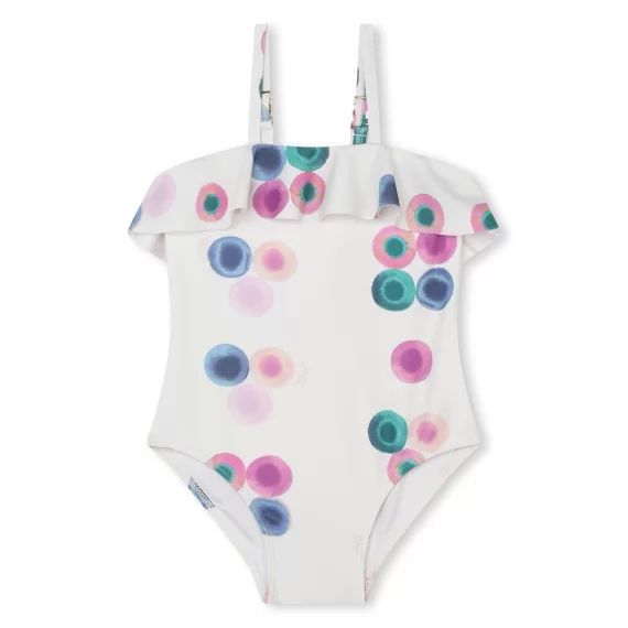 Maillot de bain imprimé volant Fille Indéterminé