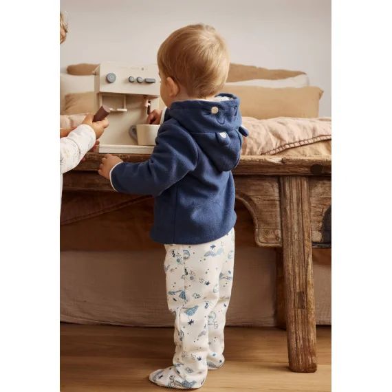 Ensemble Bébé Veste En Polaire Et Pantalon En Molleton Dune Valley Bleu