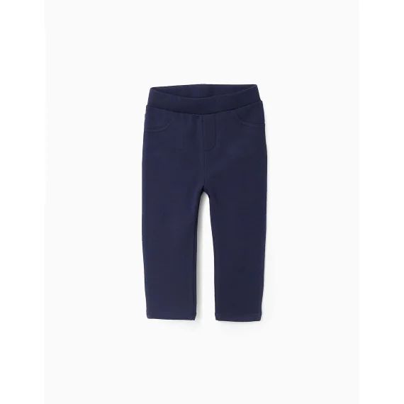 Jegging Gratté Bleu Foncé
