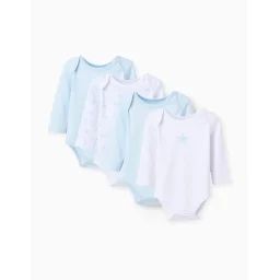 Lot De 4 Bodies En Coton &lsquo;moon & Star&rsquo; Multicolore