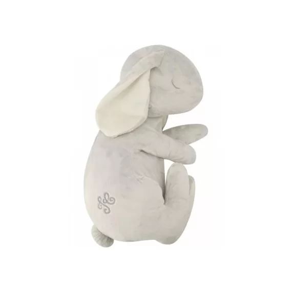 Grande peluche Les dormeurs Lapin gris (60 cm)