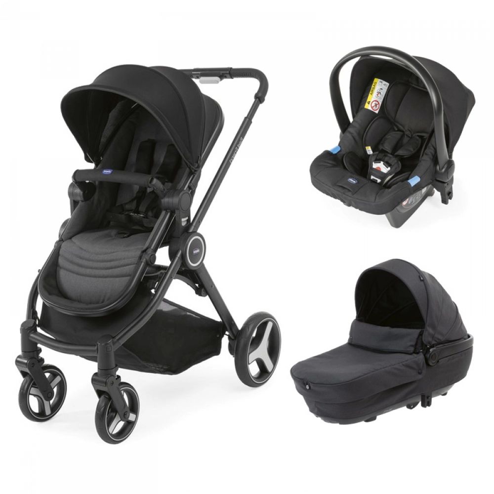 Poussette Trio Chicco Best Friend Plus Comfort – Pirate Black