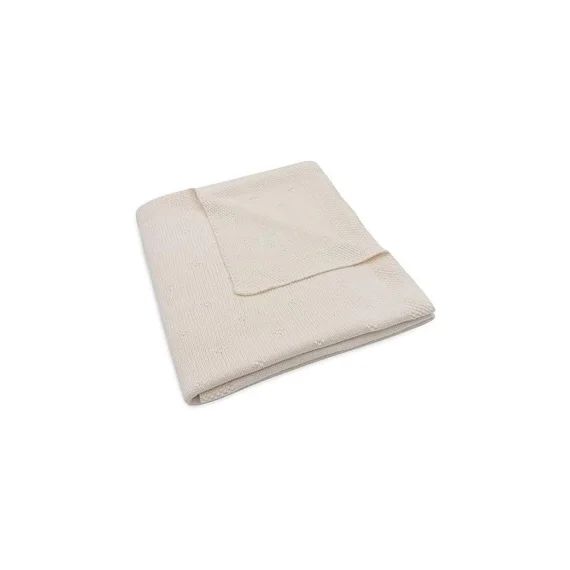 Couverture Berceau Cosy Knit En Coton Ivoire