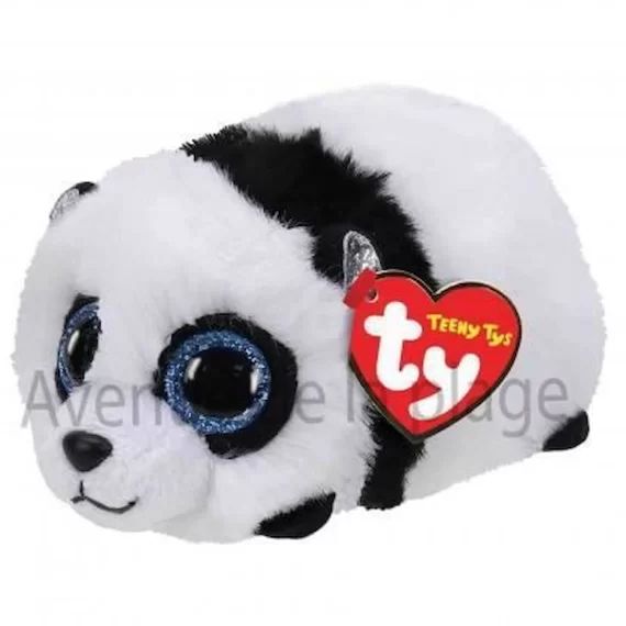 Peluche Teeny Ty Bamboo le panda Multicolore – Collectionnez les nouvelles peluches Ty blanc