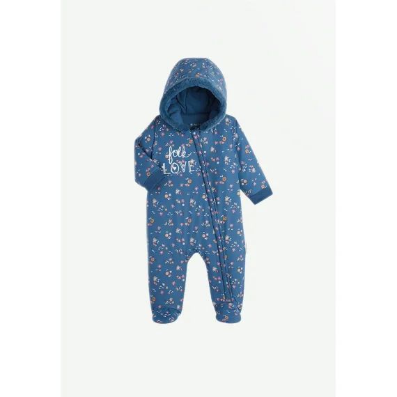 Combi Pilote Bébé Fille Happy Folk Bleu