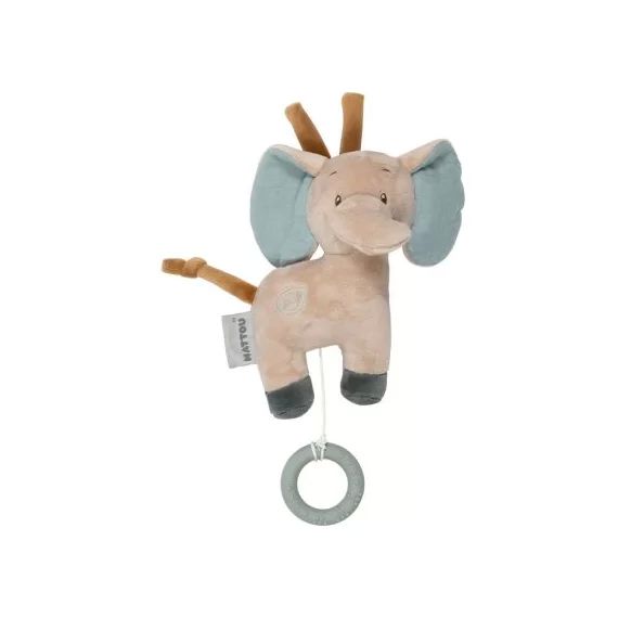 Peluche musicale à suspendre Luna & Axel éléphant (19 cm)