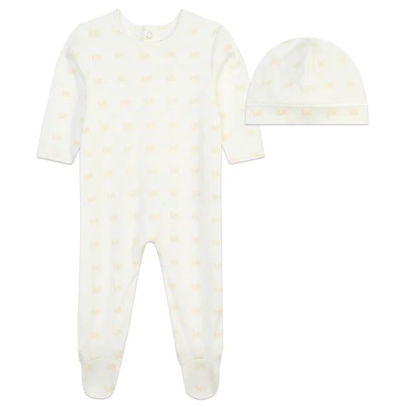 PYJAMA+BONNET Garçon Blanc
