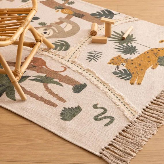 Tapis Enfant – Jungle Multicolore
