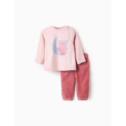 Pyjama En Peluche Rose Clair