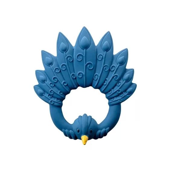 Anneau de dentition Paon bleu