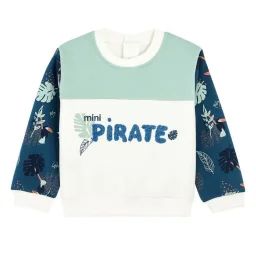 Sweat-shirt En Molleton Bébé Garçon Salvador Bleu