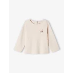 T-shirt bébé Basics manches longues vanille