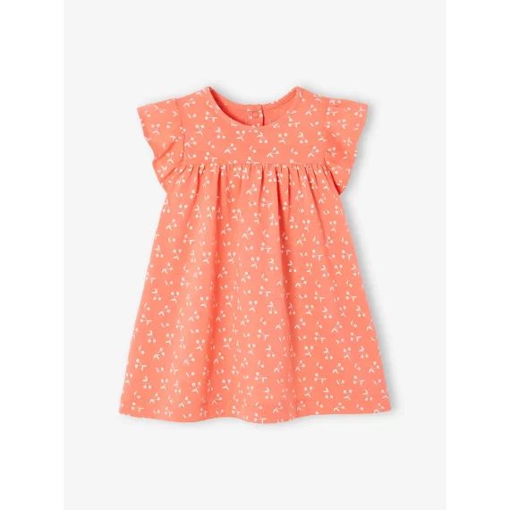 Robe bébé en jersey BASICS rose tendre