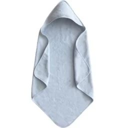 Cape de bain en coton bio Baby Blue