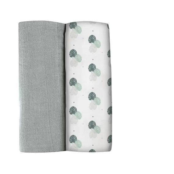 Langes XXL Béaba – Gris Mirage/Jungle