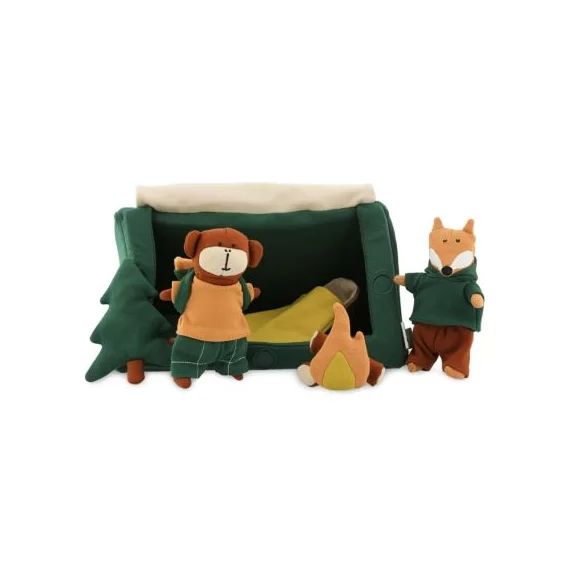 Figurines en tissu Camping