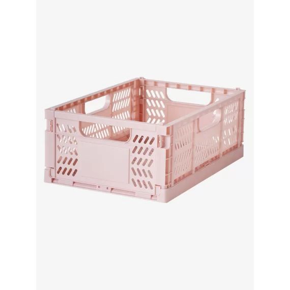 Caisse pliable (L) rose pâle