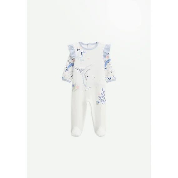 Pyjama Bébé Tiana Ecru