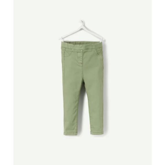 Pantalon tregging vert bébé fille –  – Soldes