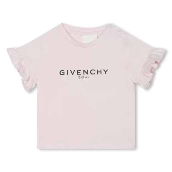 T-shirt à manches courtes Fille Rose