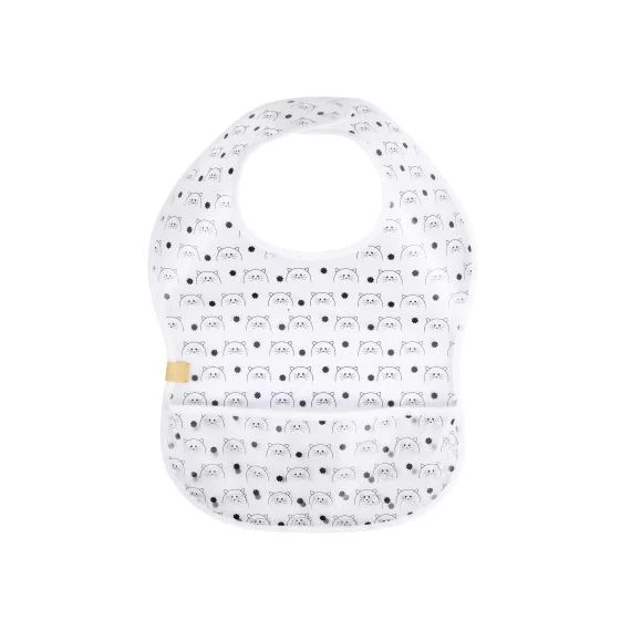 Bavoir plastifié Little Chums chat