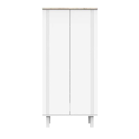 Armoire 2 Portes Blanc