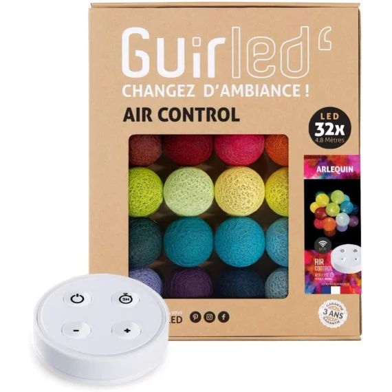 Guirlande Boule Lumineuse Led Usb Télécommandée Arlequin