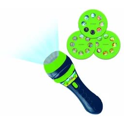 Projecteur À Histoires Et Lampe Torche Dinosaure Vert