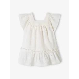 Robe brodée de cérémonie bébé écru