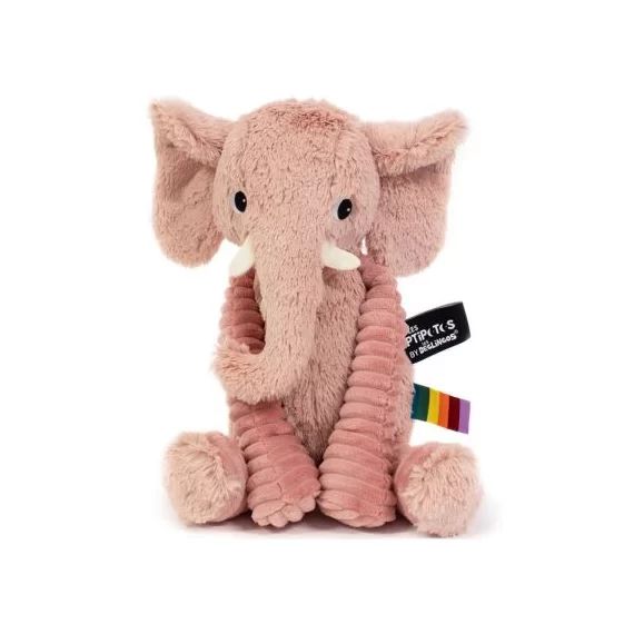Peluche Les Ptipotos Dimoitou l&rsquo;éléphant rose (26 cm)