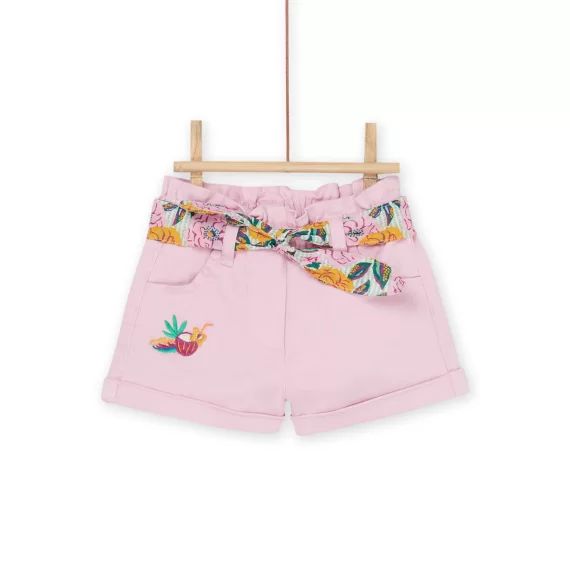 Short Rose À Imprimé Fleuri