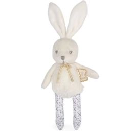 Hochet peluche Perle lapinou crème (17 cm)