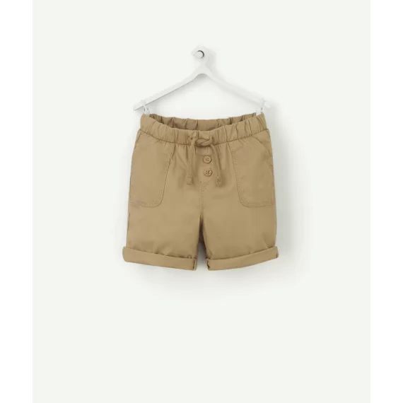 Bermuda bébé garçon marron clair –  – Soldes
