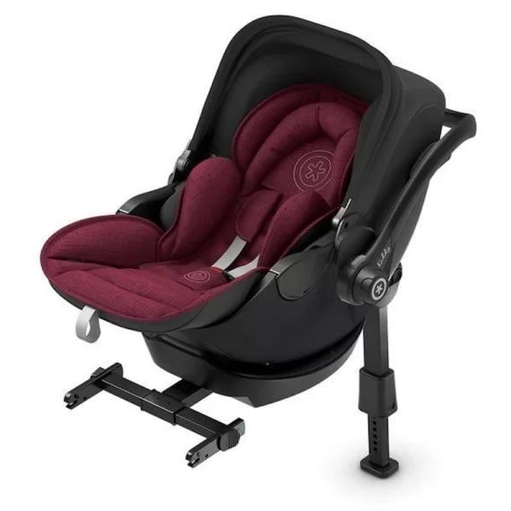 KIDDY Siège-auto Evoluna i-Size 2 – Rouge betterave et gris glacé gris