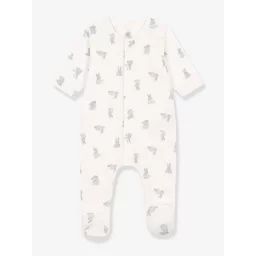 Dors-bien bébé lapins en tubique PETIT BATEAU blanc