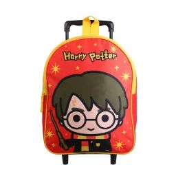 Sac À Dos Scolaire À Roulettes Maternelle Harry Potter Rouge