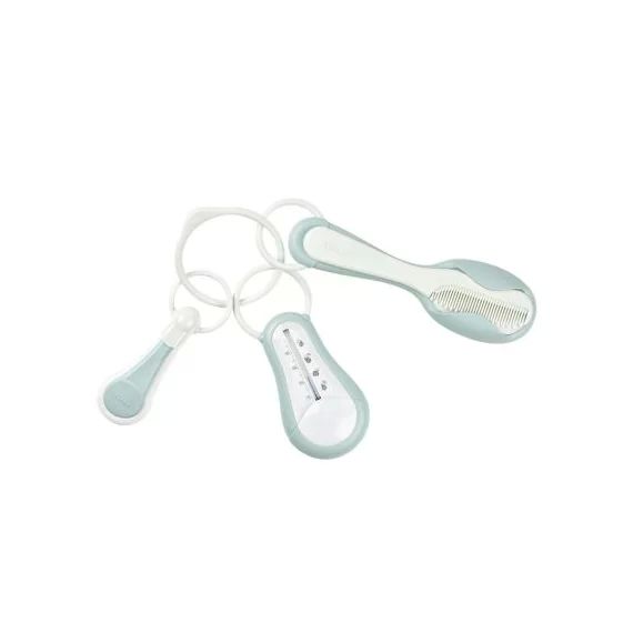 Set accessoires de toilette 3 pièces Green Blue