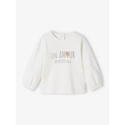T-shirt personnalisable bébé écru