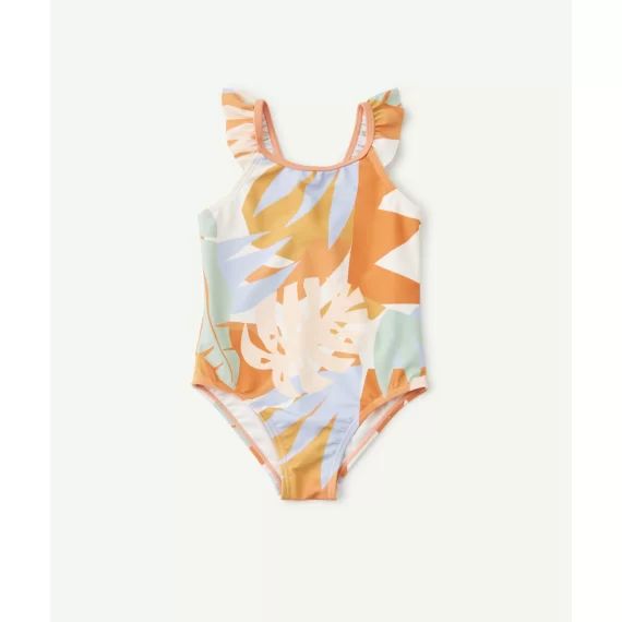 Maillot de bain 1 pièce bébé fille en fibres recyclées –  – Soldes