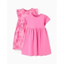 Pack 2 Robes En Coton Rose