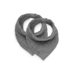 Bavoir Bandana Wrinkled Coton (x2) –